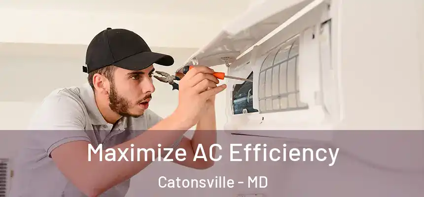Maximize AC Efficiency Catonsville - MD